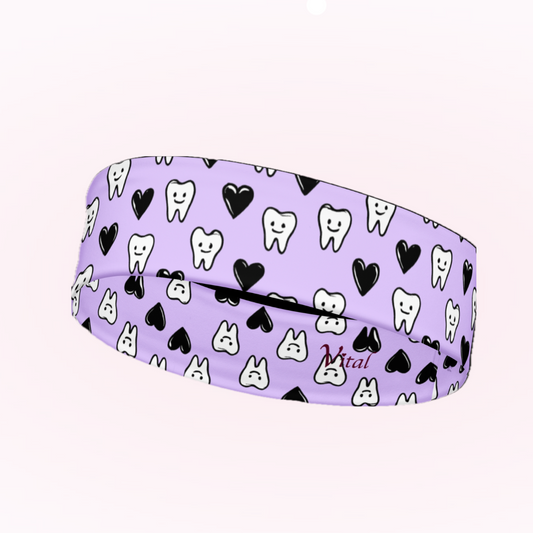 Purple Love Headband