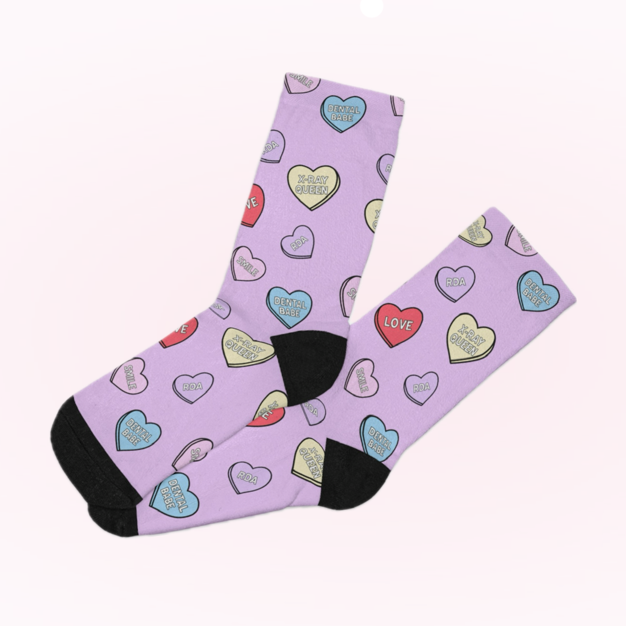 RDA Candy Heart Socks