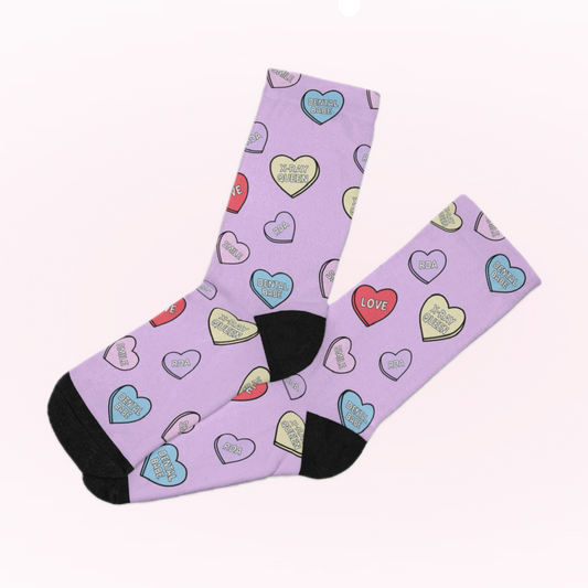 RDA Candy Heart Socks