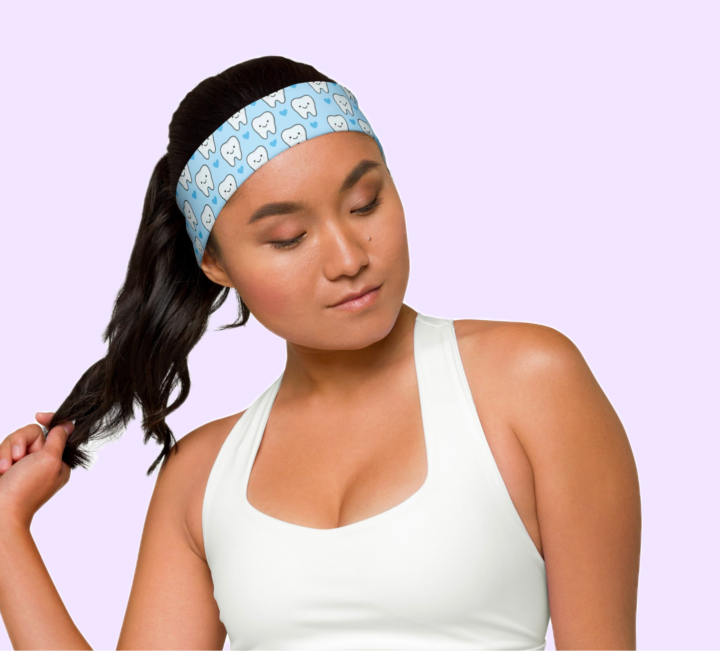 Blue Love Headband