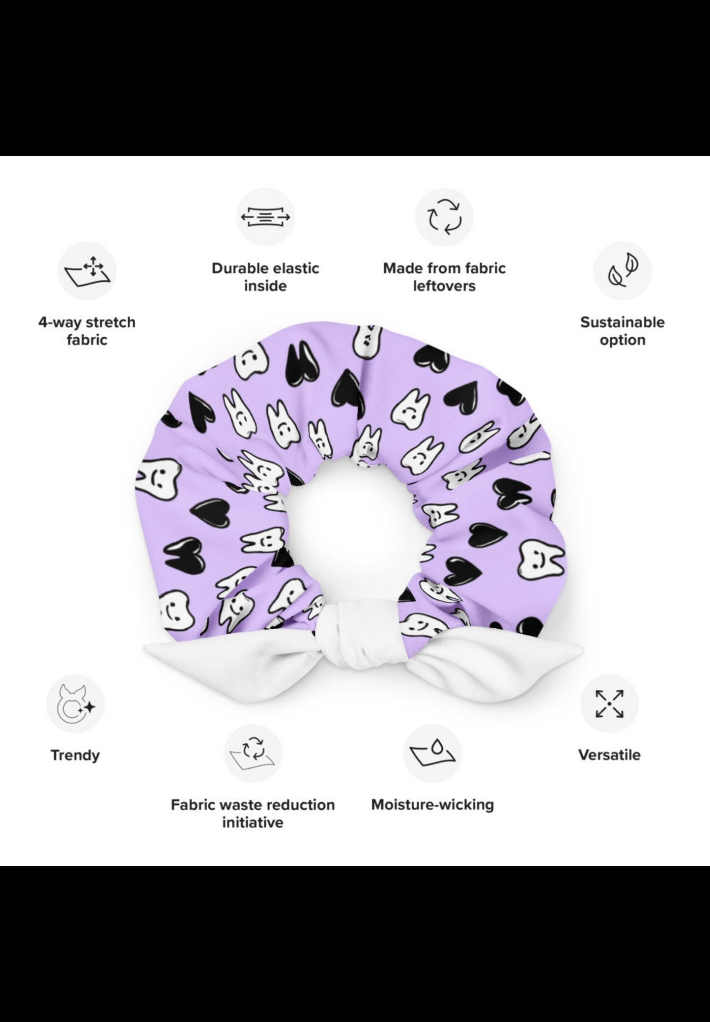 Purple Love Scrunchie