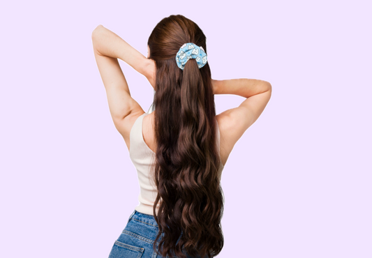 Blue Love Scrunchie