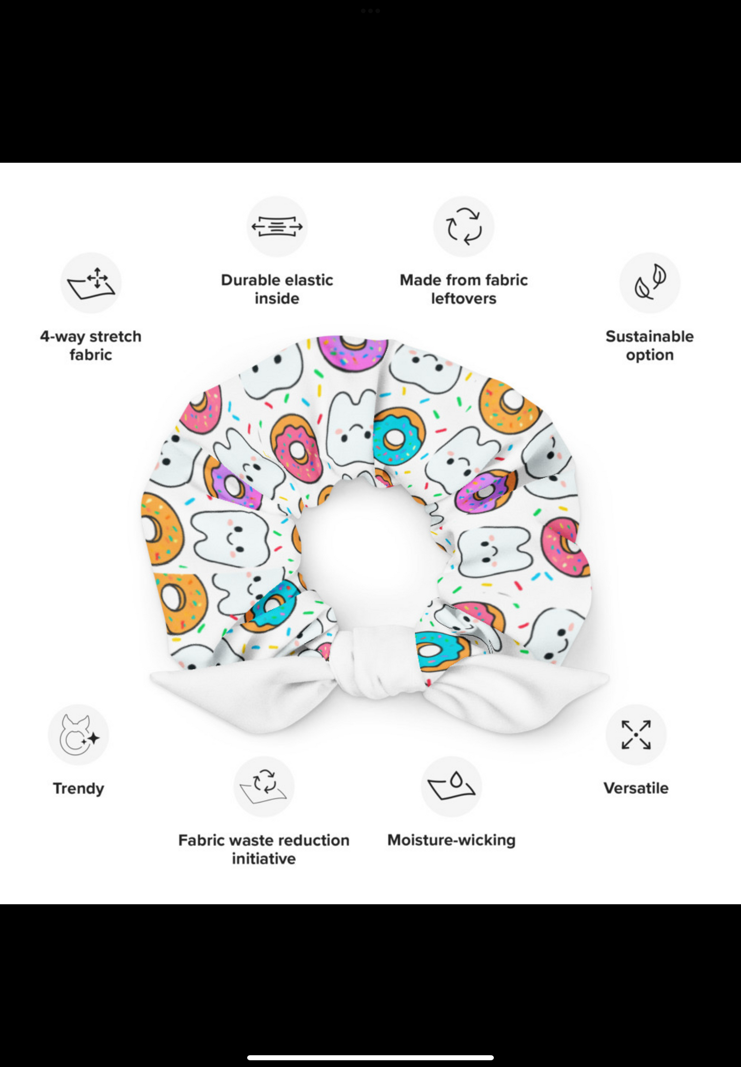 Donut Lover Scrunchie