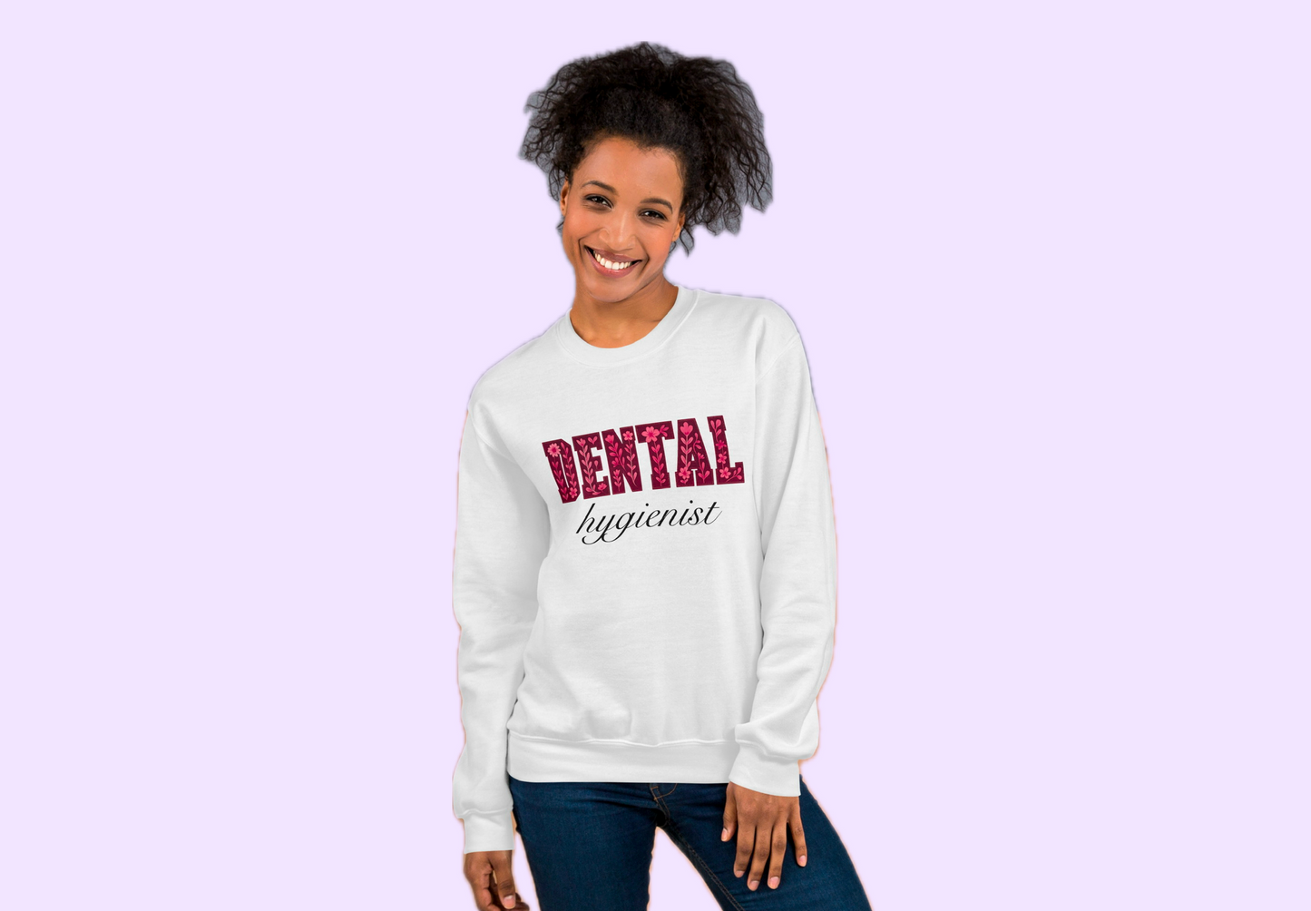Pink Floral RDH Sweatshirt
