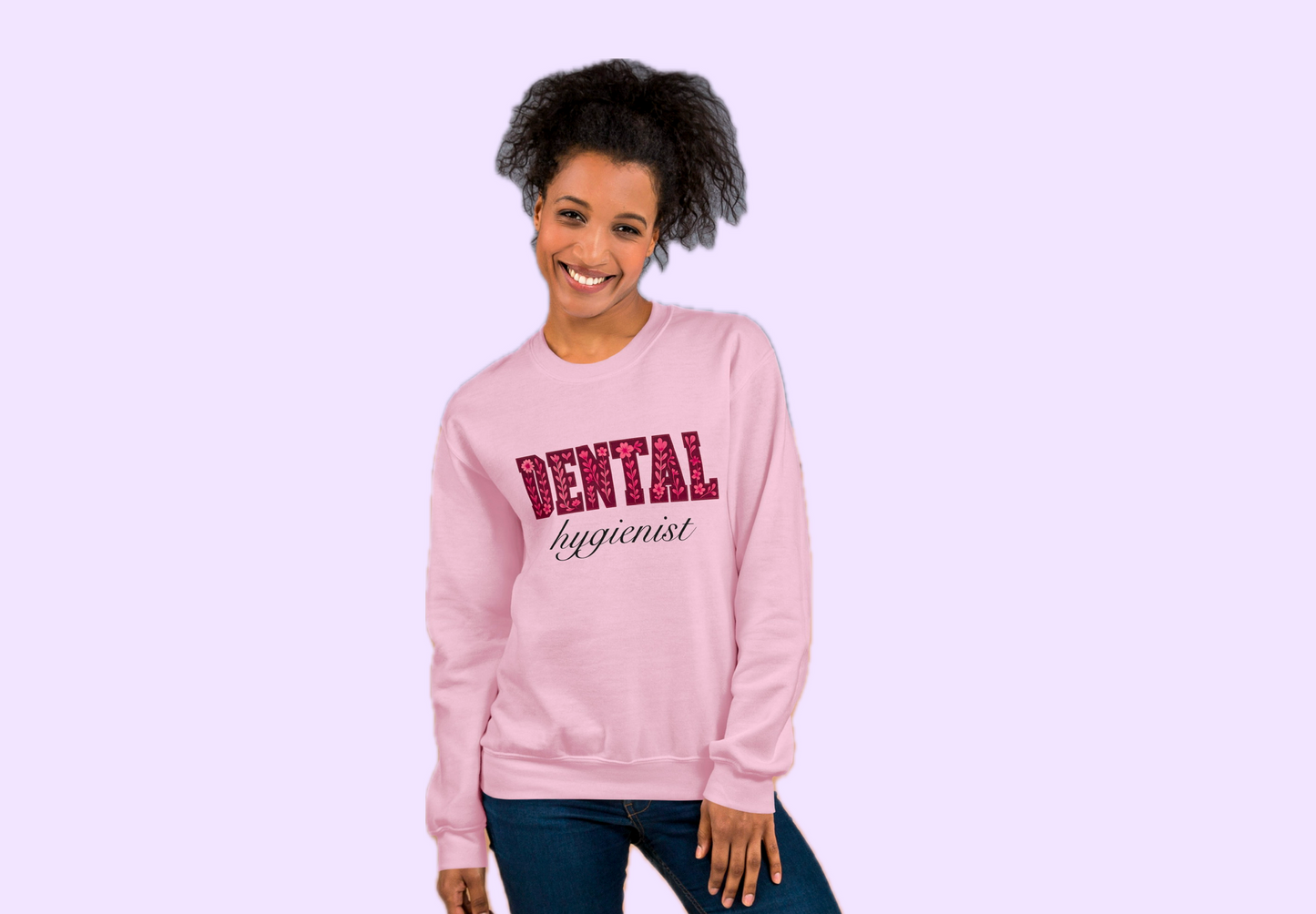 Pink Floral RDH Sweatshirt