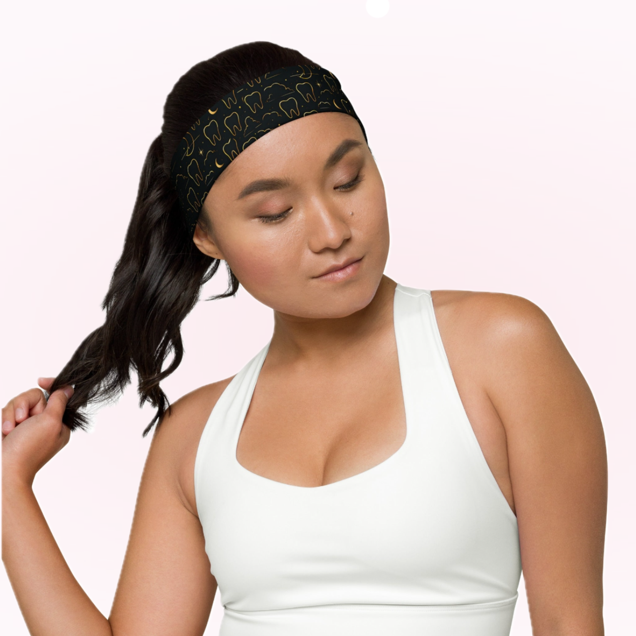 Gold Space Headband